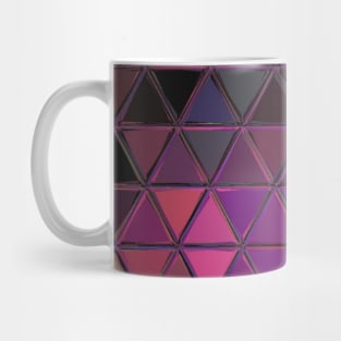 Jewel Tone Triangle Mosaic Tiles Mug